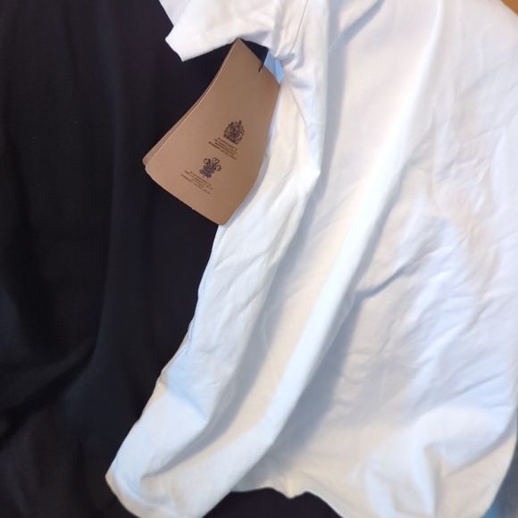 Classic White and Black Men's Shirt